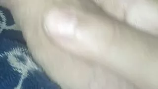 black plays with two toys and big cock