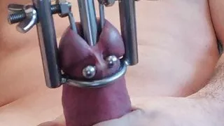 Sounding that stretched cock deeply