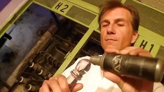 Superb blonde German gets pleased by a dildo and hard cock