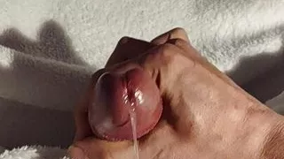 Masturbation edge with precum and many cumshots