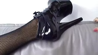 Horny lesbians having fun caressing their pussies