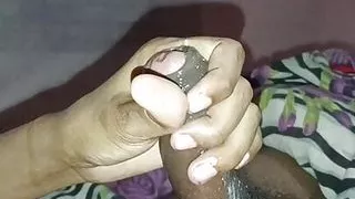 Massive cumshot by an Indian desi big cock