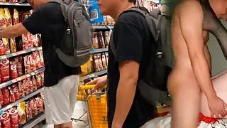 I meet a young man in the supermarket and we end up fucking