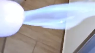 Quick and Juicy Cumshot in the Shower