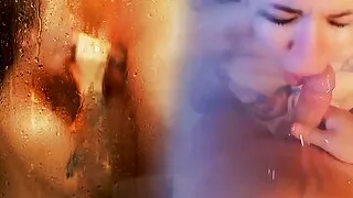 Didn't let her stepbrother take a shower in peace