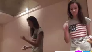 Sweet Teen with petite body and Fingering Mirror