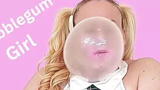 Bubble blowing compilation bubblegum asmr