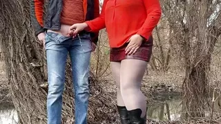 My mother-in-law made me pee in a public place