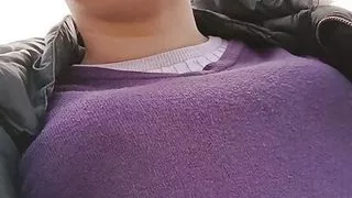 Very hot in the public park