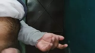 Jerking and precum while pyjamas down.