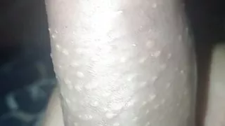 masturbating with a lot of desire and milk