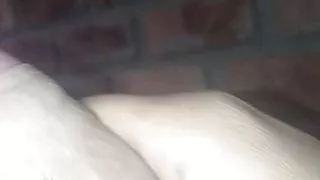 masturbating with a lot of desire and milk