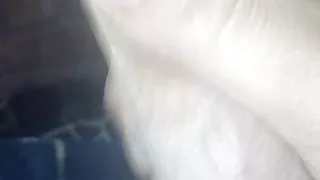 masturbating with a lot of desire and milk