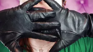 ASMR: my VERY old vegan-leather gloves (Arya Grander) SFW sounding fetish video
