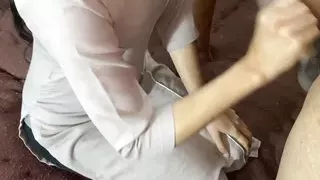 Meri Wife Ko Mere Boss Ne Vigra Kha Kr Jam ke ghodi bna ke choda DESIFILMY45 SLIMGIRL XHAMSTER NEW PORN VIDEO