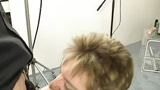 Milf blows hard the cock while she fucks the doldi