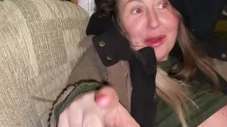 Cracky offered a lift and ends up getting Her pussy out