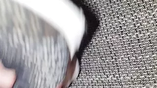 Quick Cum into Her Nike Running Sneakers