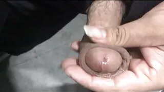 The young man had to go to the toilet to masturbate while working