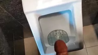 Play with my dick in airport WC