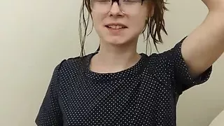 Getting turned on by my sweaty smell, rubbing and sniffing my asshole while I masturbate - BIG ORGASM