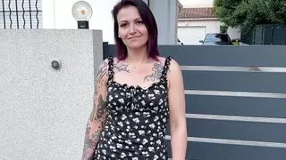 Sexy milf Vic fucked hard outdoor