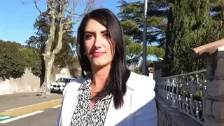 Sexy brunette chick fucks hard with a hard cock and a hot pussy