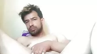 Asian boy masturbating