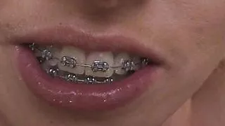 Cute blonde teen gets spanked while sucking cock