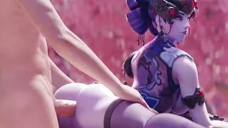 D.Va Doing The Splits On A Hard Dick