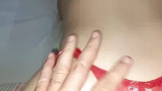 He took off my panties and cum in my ass