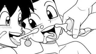 I cum on my girlfriend's face and her hot friend