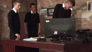 James Lewis and Skylar Blu threesome fuck with Leo Rain