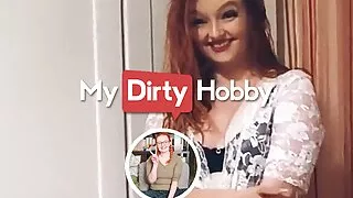 MyDirtyHobby - Redhead Beauty In Stockings Iva_Sonnenschein Gets Creampied After A Quickie