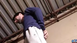 Straight thug Mikey masturbates big dick solo before cumming