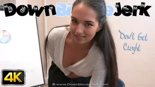 Rebecca G in Don't Get Caught - DownblouseJerk