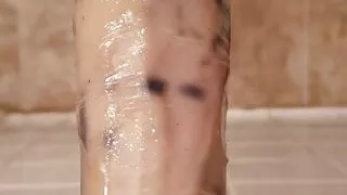 Taking 2 cocks stretching my ass