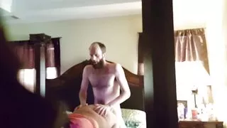 A nasty fuck while my mother is in the next room visiting