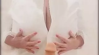 Horny, Huge Tits Mom, BBW Bailee Faith, Rides Dildo Cums and Licks Her Juices From the Dildo