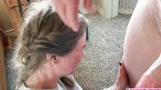 REAL submissive girlfriend in training