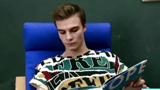 Hot Boy Lucas Fills His Hole With A Wide Toy While Wanking!