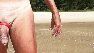 Joe spends several hours horny and completely naked on the beach in Khao Lak, Thailand
