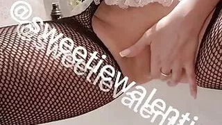 young babe enjoys herself while noone is watching