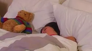 Hot Brunette Ashley Blue Blows And Swallows