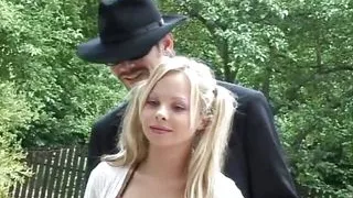 Blonde girl loves to feel hard cock in her wet pussy and