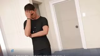 The blackout-wife fucks for money