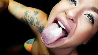 Big Tittied Milf Gets Cum In Her Mouth At The Gloryhole