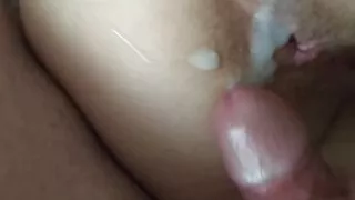 Fucked my wife and filled her ass with sperm