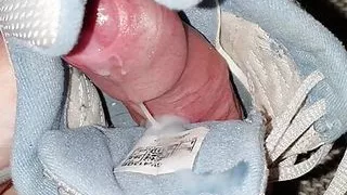 Destroyed Sneakers Cumshot