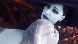 Lady Dimitrescu Reverse Cowgirl : Resident Evil Village Parody
